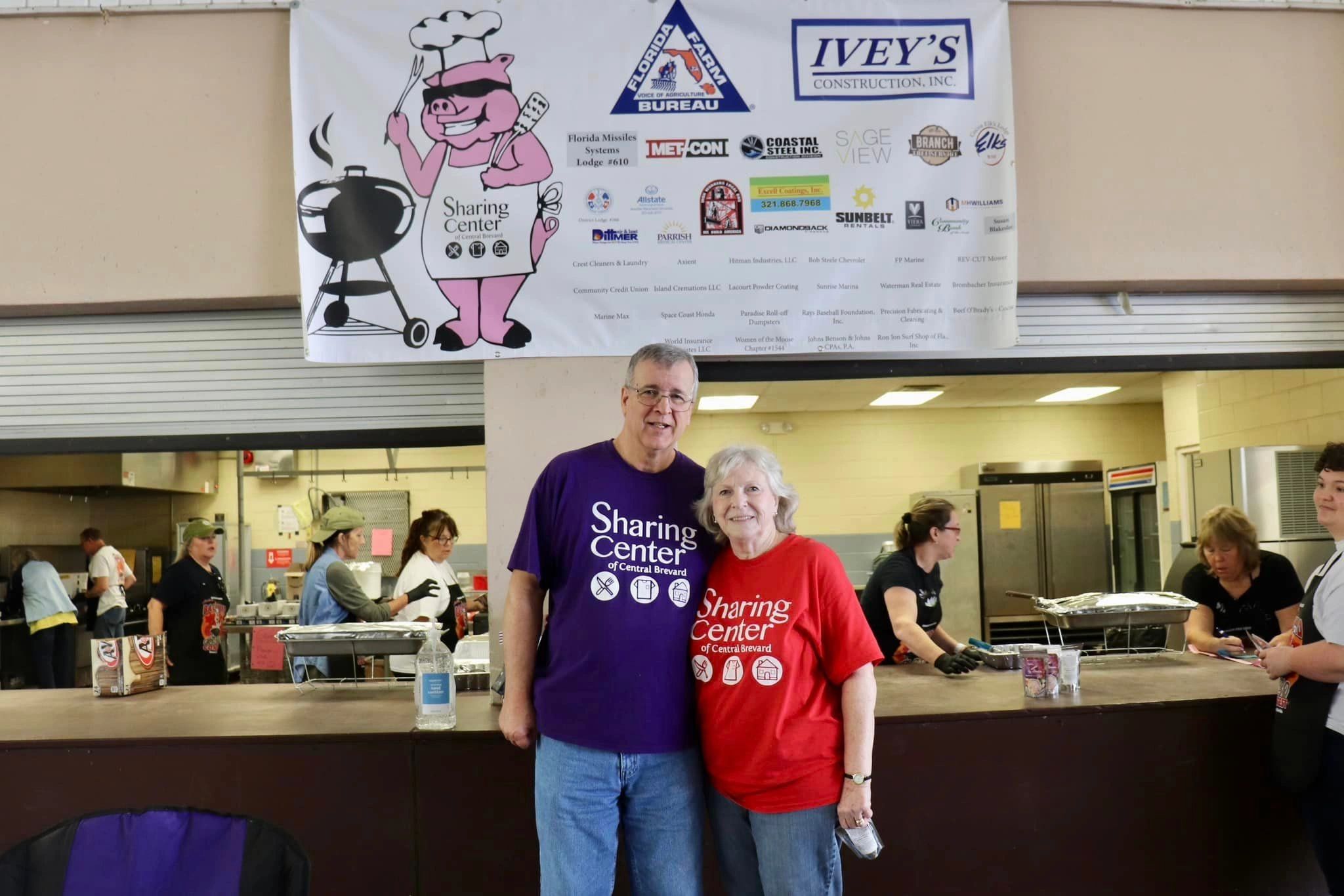 Emergency food pantry distribution